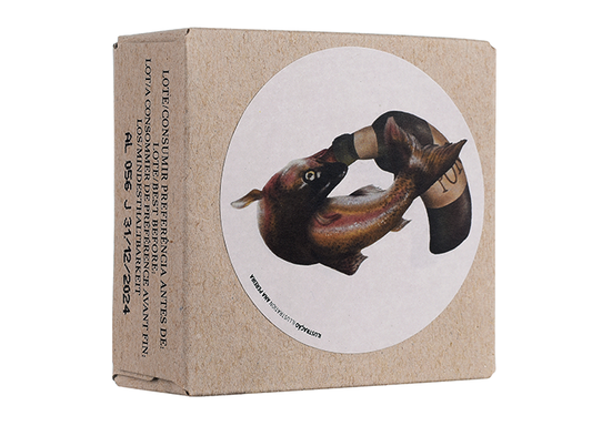 Paté de trucha con vino de porto