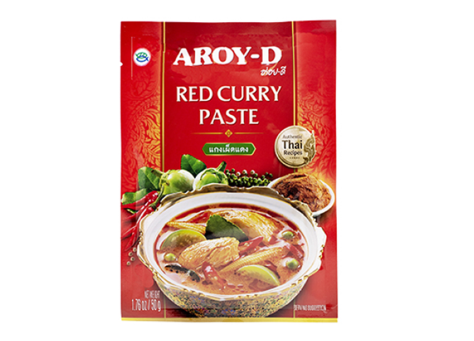 Pasta curry rojo