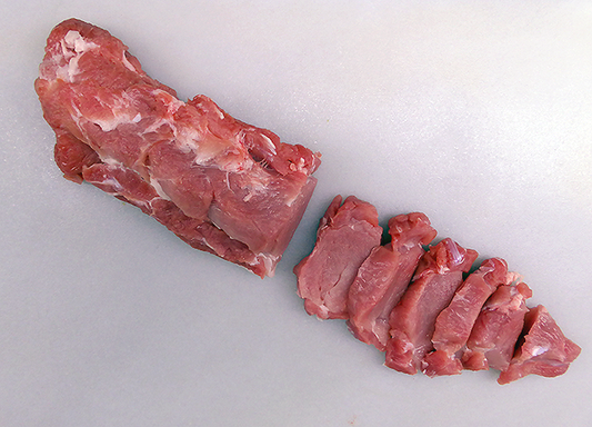 Sliced pork tenderloin