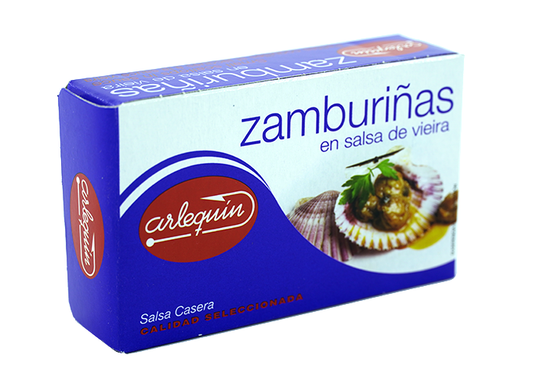 Zamburiñas en salsa de vieira